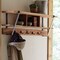 Alaterre Furniture Ryegate Solid Wood with Metal Coat Hooks with Storage, Natural AWCC2420 - alternate 4